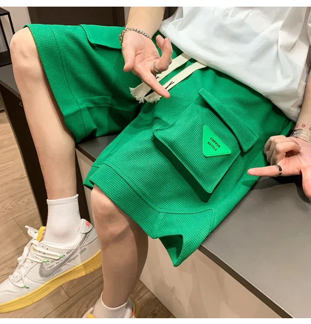 Oversize Men's Summer Athletic Shorts Detail