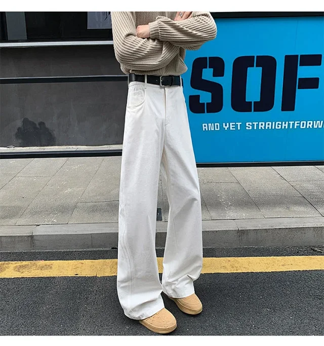 Men's Basic Black Jeans - Spring/Fall Detail