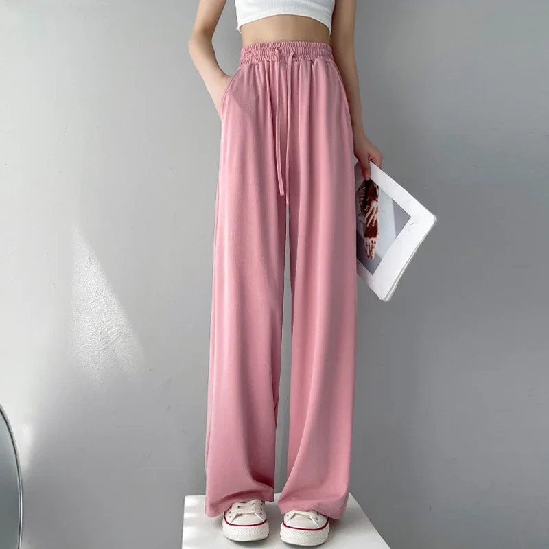 2025 Summer Cuam Silk Wide - Leg Pants