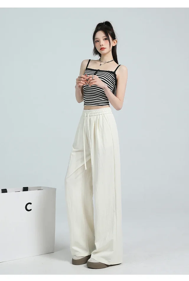 Lazy Style Ice Silk Sunscreen Yamamoto Pants Detail