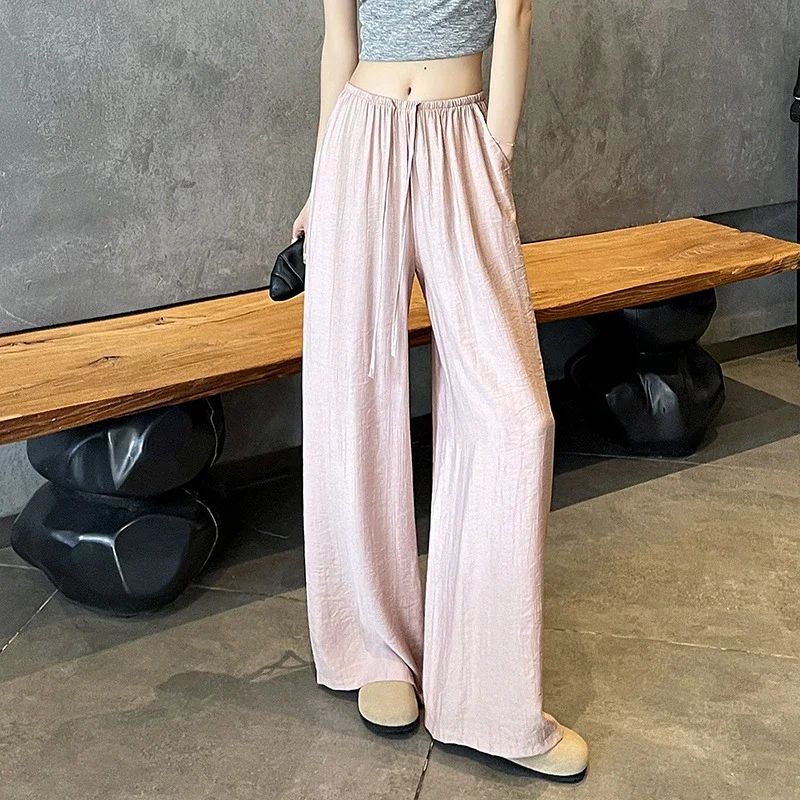 Linen Yamamoto Wide-leg Pants