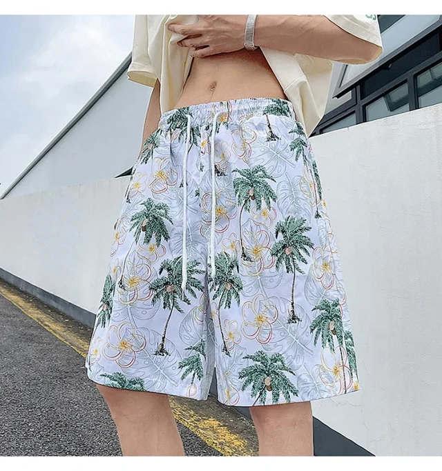 Men's Summer Quick-Dry Beach Shorts Detail