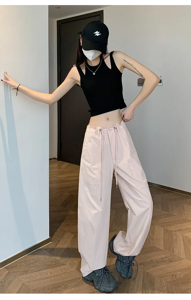 Women's 2025 SS Fast-Dry Parachute Pants Detail
