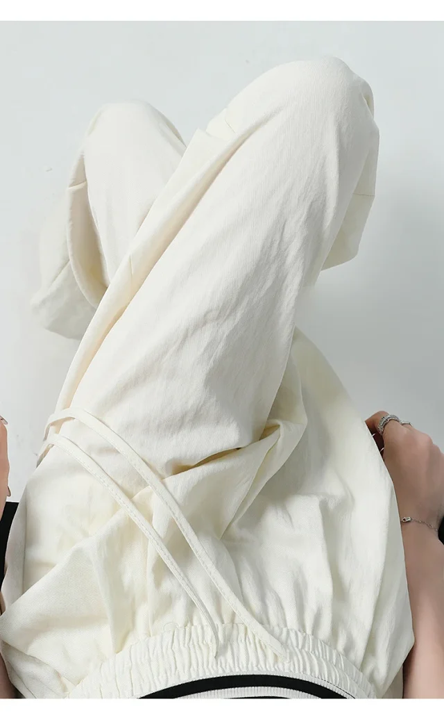 Lazy Style Ice Silk Sunscreen Yamamoto Pants Detail