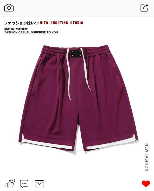 Men's Summer Utility Shorts Detail