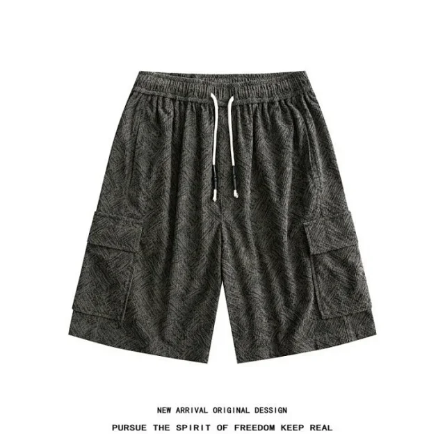 Men's Tie-Dye Athletic Shorts Detail