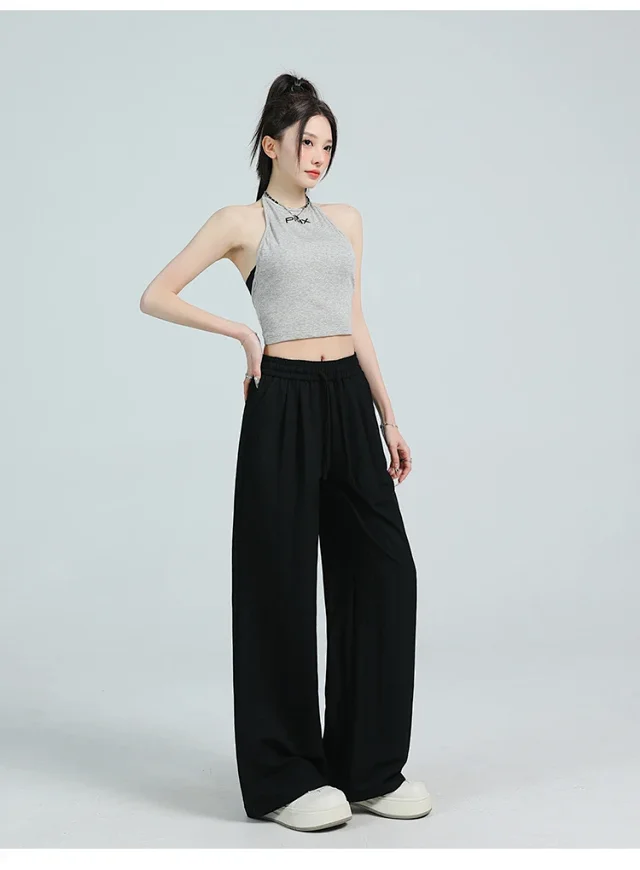 Lazy Style Ice Silk Sunscreen Yamamoto Pants Detail
