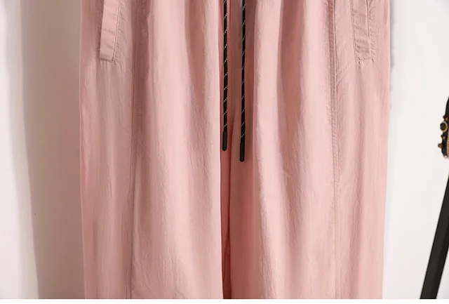 Women's 2025 Summer New High-waist Slimming Cargo Pants Detail