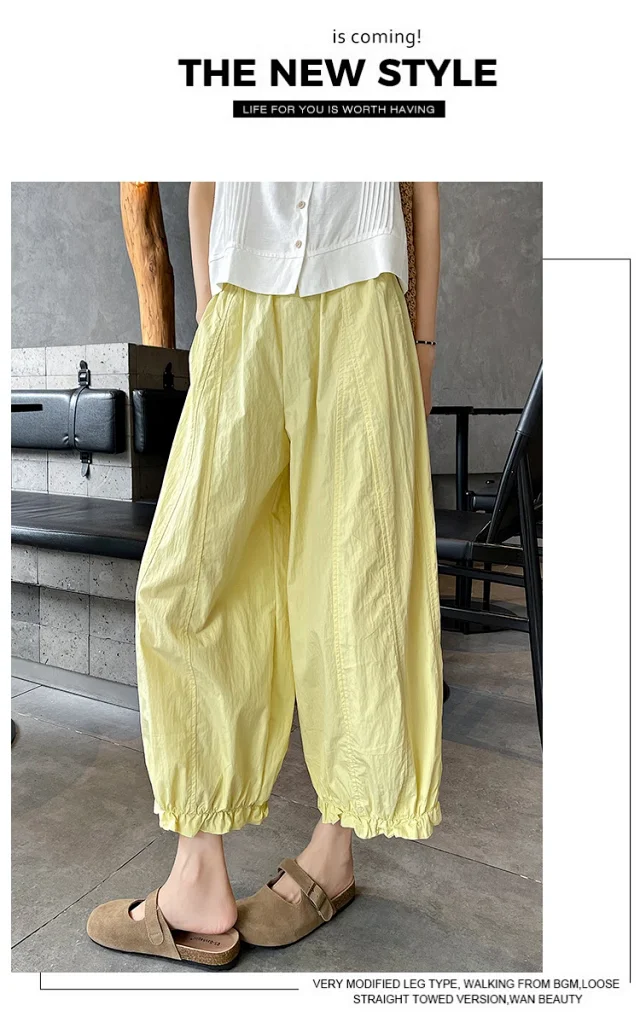2025 Summer Sweet Lace Cropped Pants Detail
