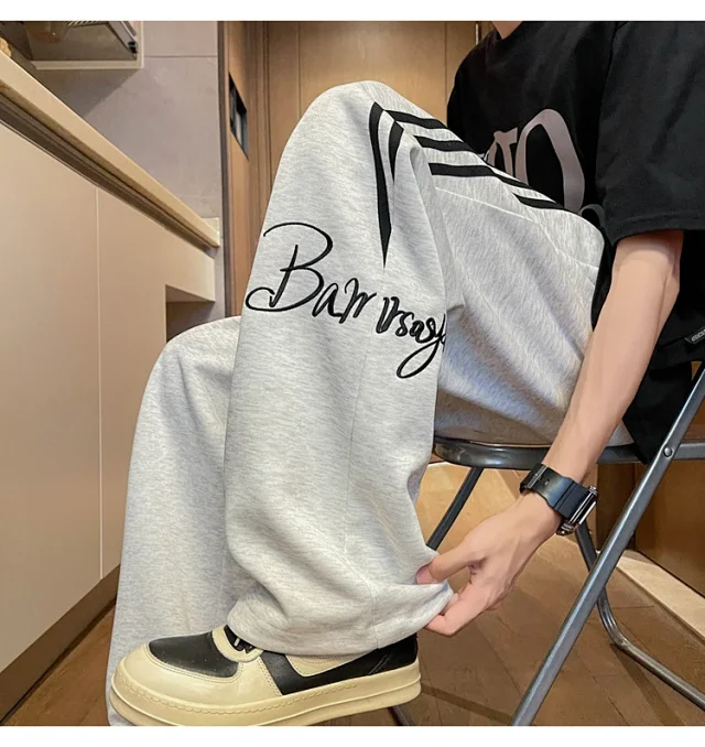 2025 Men's Oversize Wide-Leg Pants Detail
