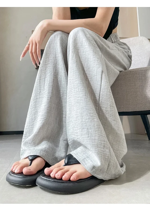 Women's 2025 Summer Linen-cotton Yamamoto Pants Detail