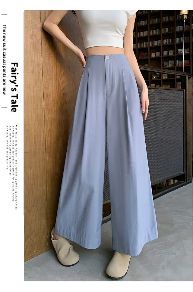 2025 Summer Tencel Wide - leg Pants for Women Detail