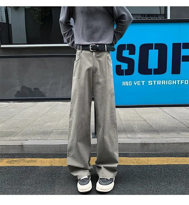 Men's Basic Black Jeans - Spring/Fall Detail