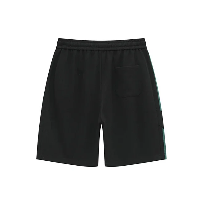 Men's Summer Basketball Shorts with Rainbow Ribbon Stripe Detail