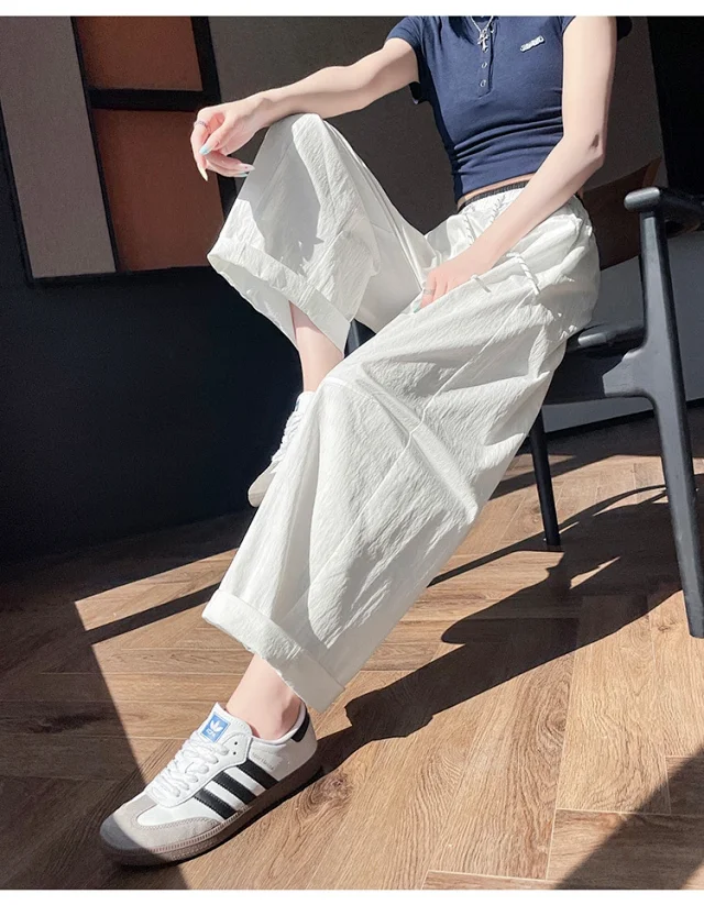 2025 Summer New Quick - Dry Balloon Pants Detail