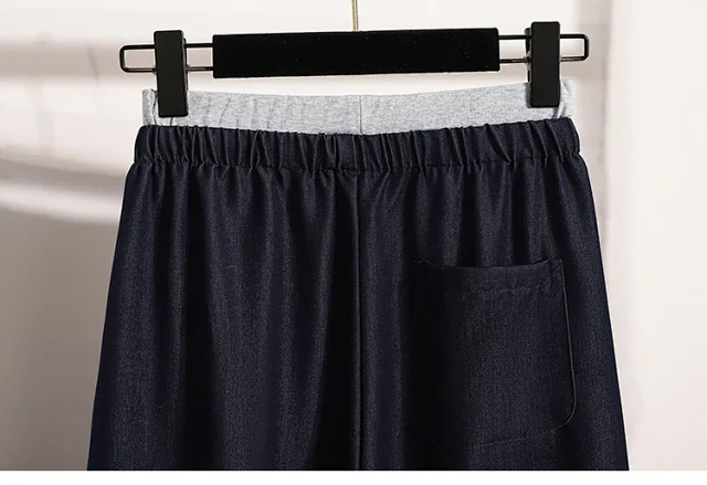 2025 Summer Thin Tencel Jeans for Women Detail