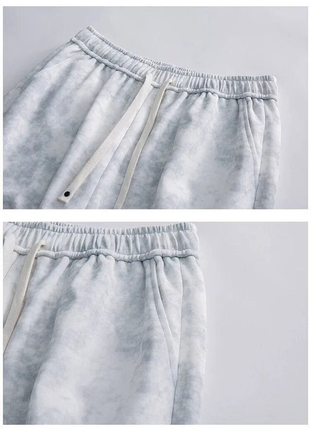 2025 Summer Tie - Dye Cargo Shorts Detail