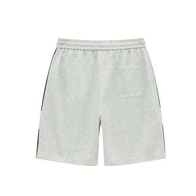 Men's Summer Basketball Shorts with Rainbow Ribbon Stripe Detail