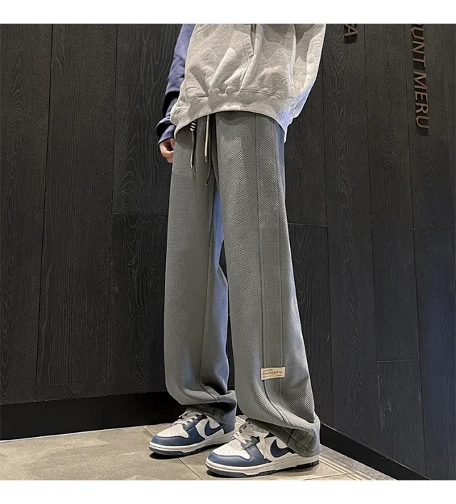 Men's Retro Oversize Wide-Leg Pants Detail