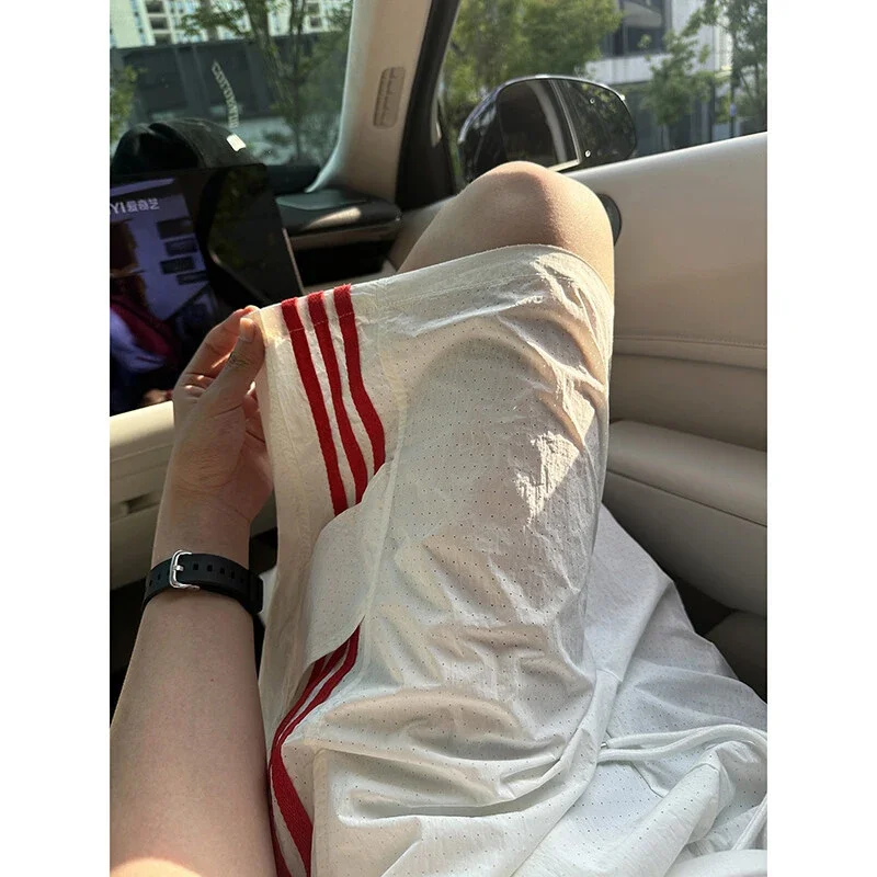 Men's Laser - Perforated Summer Beach Shorts
