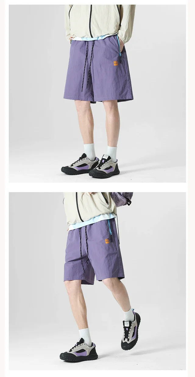 Unisex Summer Cargo Shorts Detail