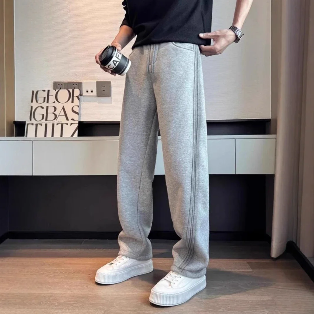 Spring Autumn Men's Casual Straight Pants