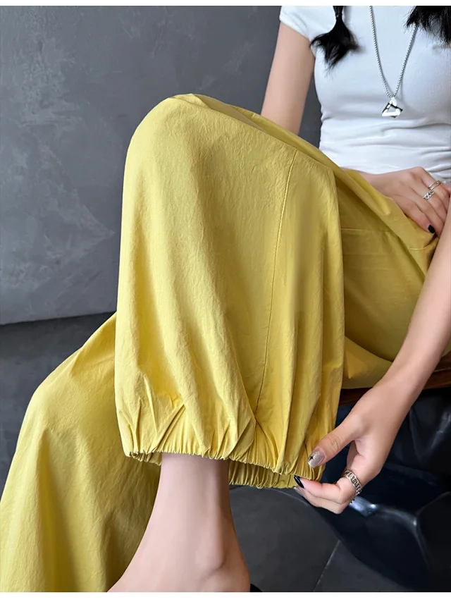 Korean Style Summer Balloon Pants for Women Detail