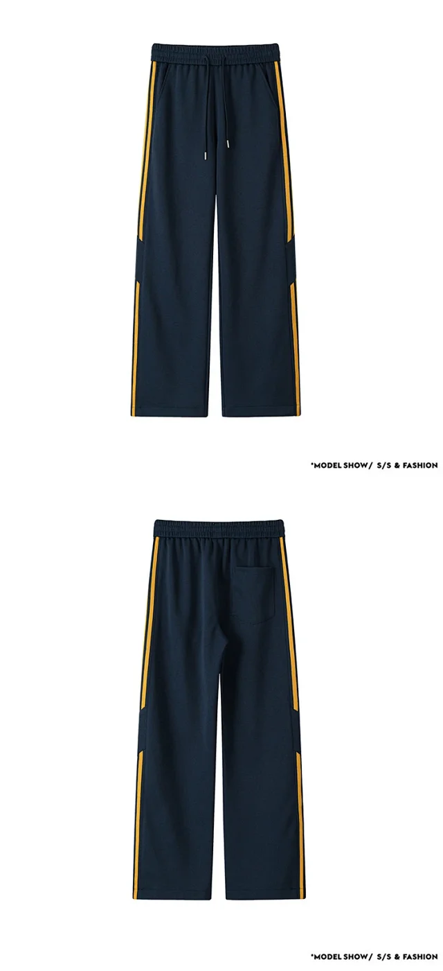 2025 Spring New Men's Wide-Leg Sweatpants Detail