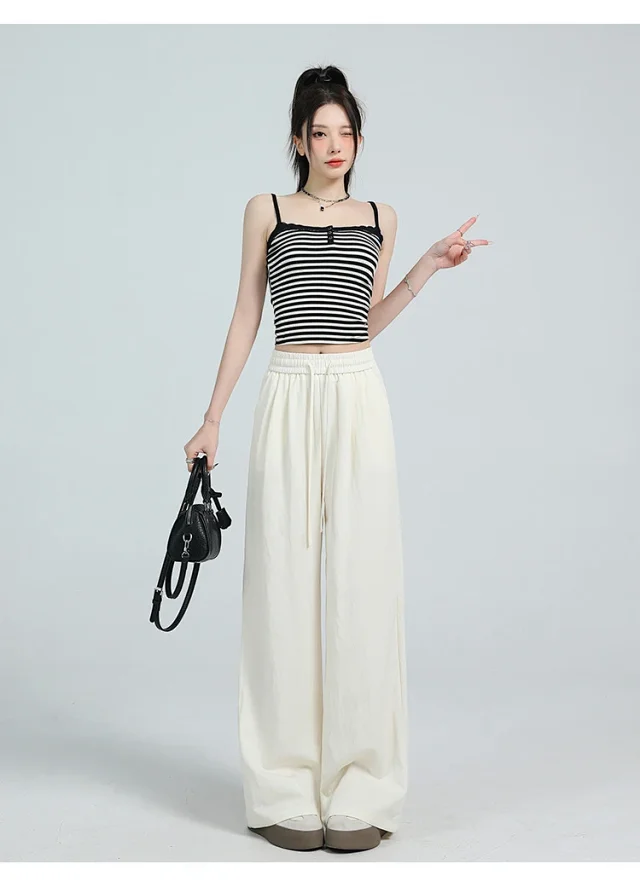 Lazy Style Ice Silk Sunscreen Yamamoto Pants Detail