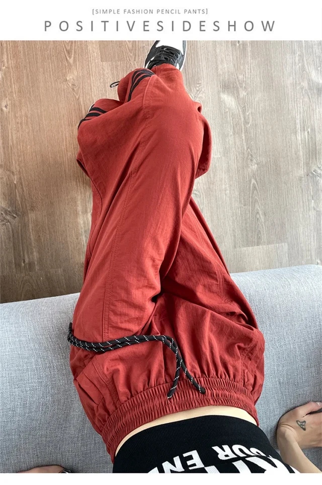 American Ice Silk Quick-Dry Cargo Pants Detail
