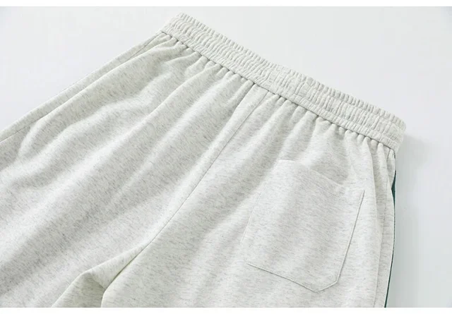 Men's Summer Basketball Shorts with Rainbow Ribbon Stripe Detail