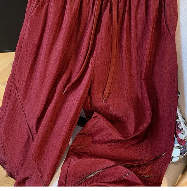2025 Summer Women's Thin Casual Quick - Dry Pants Detail