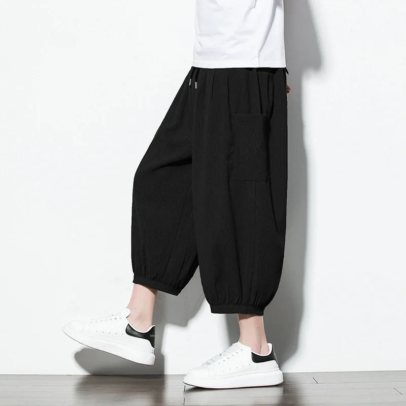 Men's 2025 Summer Ice Silk Capris