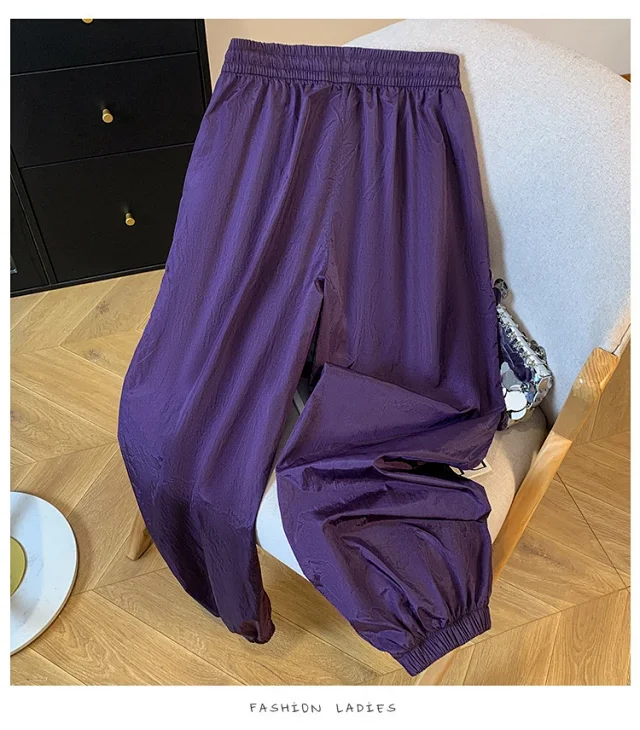 2025 Summer Women's Thin Casual Quick - Dry Pants Detail