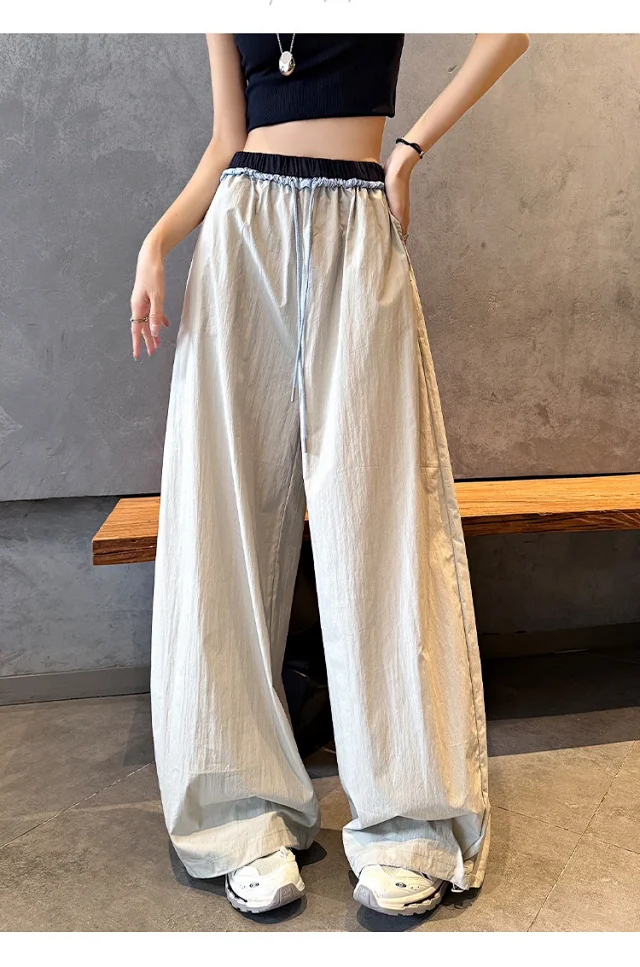 Women's Summer Outdoor Parachute Pants Detail