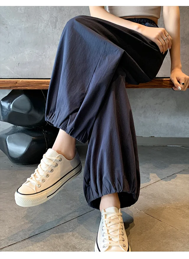 Korean Style Summer Balloon Pants for Women Detail