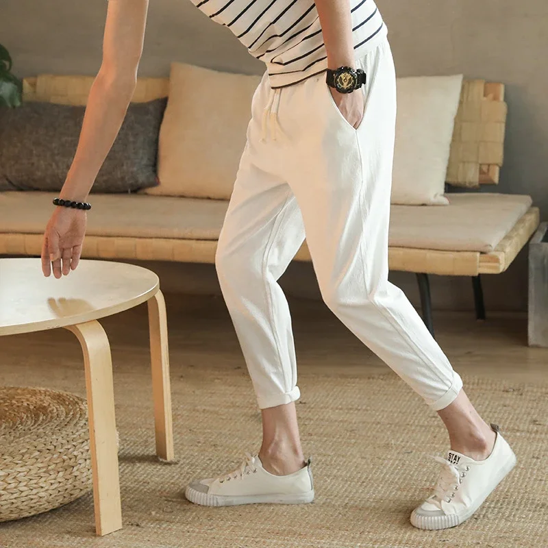 Douyin Summer New Men's Slim Fit Casual Pants (Plus Size)