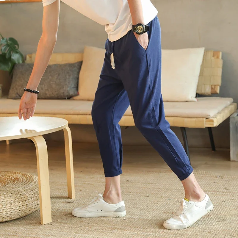 Douyin Summer New Men's Slim Fit Casual Pants (Plus Size)