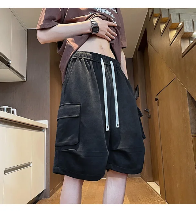 2025 Summer Tie - Dye Casual Shorts Detail