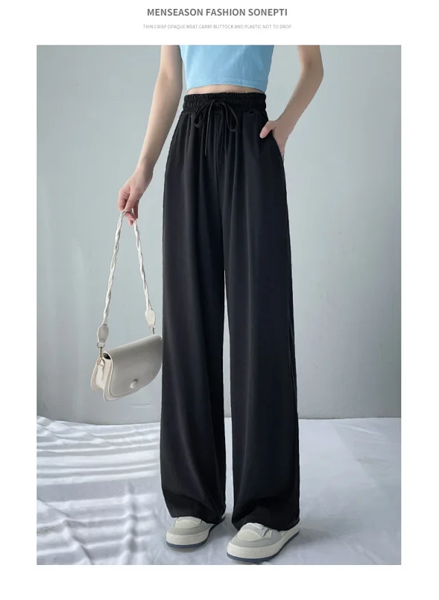 2025 Summer Cuam Silk Wide - Leg Pants Detail