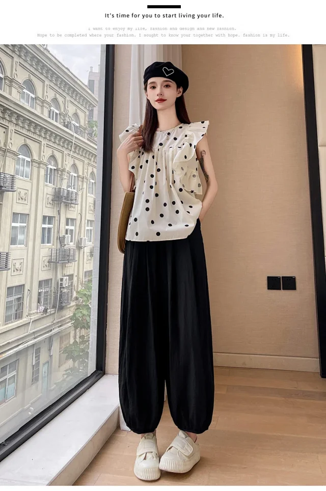 Women's Ice Silk Sports Pants 2025 Summer Detail
