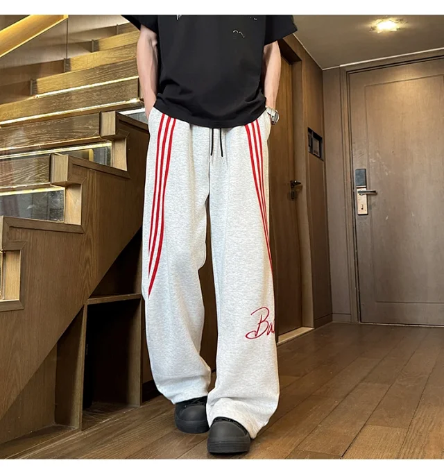 2025 Men's Oversize Wide-Leg Pants Detail