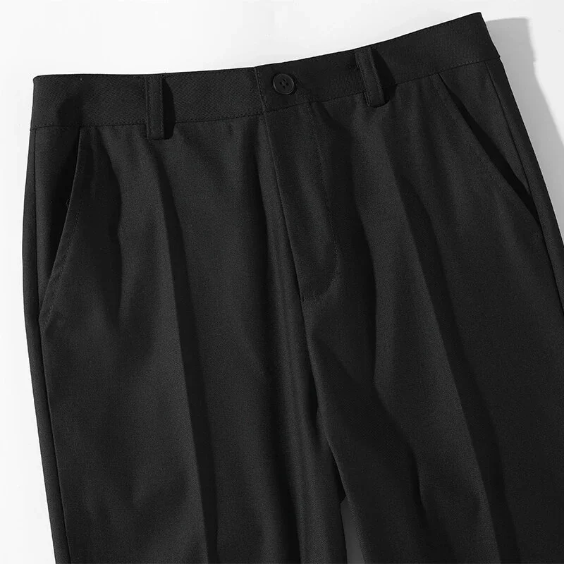 Unisex Fluffy Straight Suit Pants