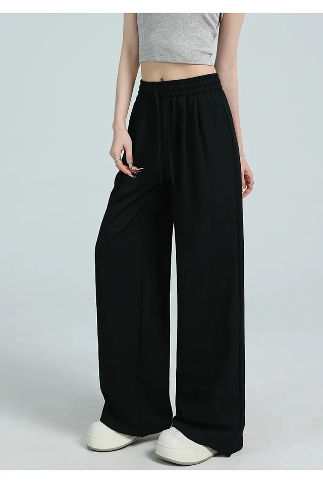 Lazy Style Ice Silk Sunscreen Yamamoto Pants Detail