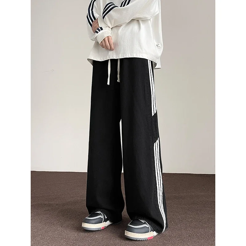 2025 Men's Fleece Jeans (Straight Loose Wide - leg)