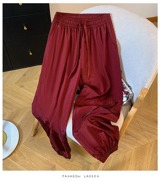 2025 Summer Women's Thin Casual Quick - Dry Pants Detail
