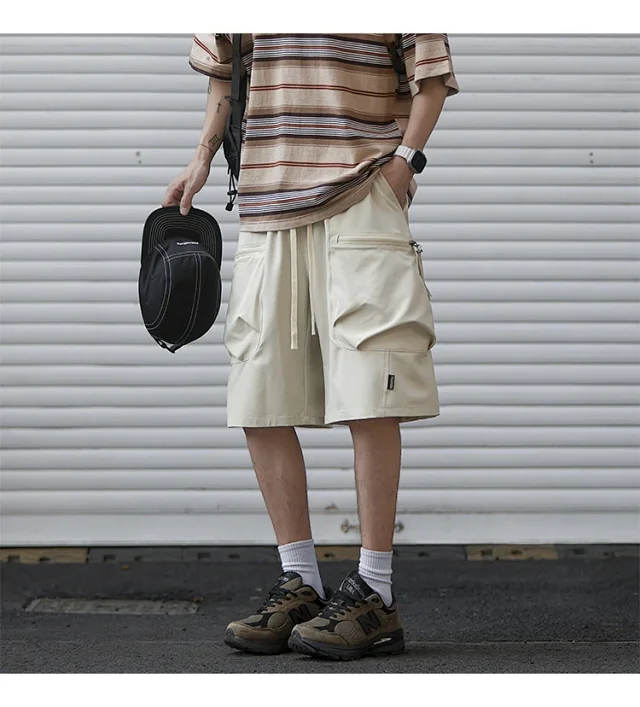 Men's Summer Ice Silk Sports Shorts Detail