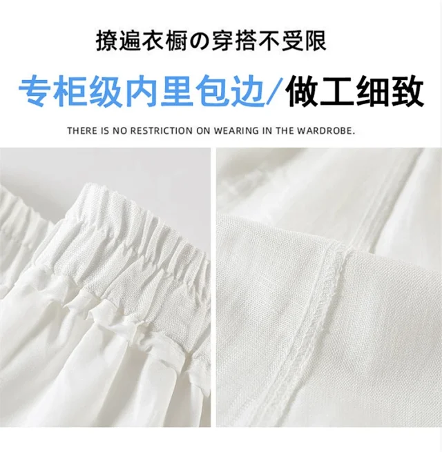 Linen Shorts for Women Detail
