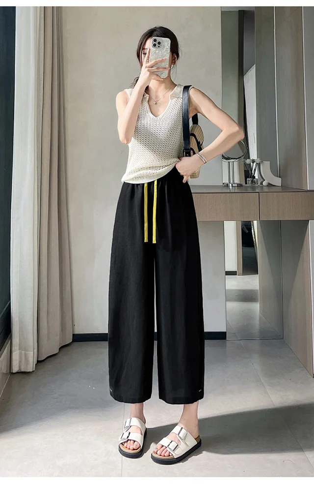 Women's Wide - leg Pants Detail