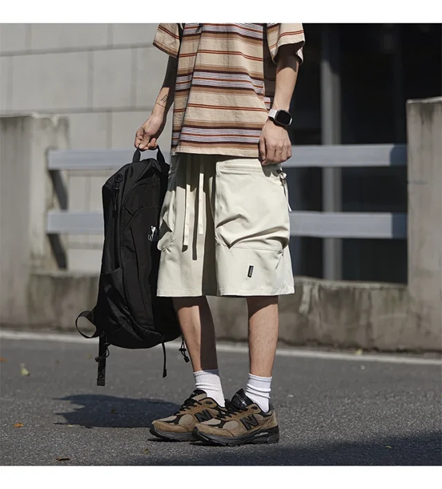 Men's Summer Ice Silk Sports Shorts Detail